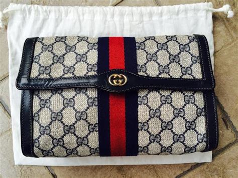 gucci vintage clutch|authentic vintage Gucci handbags.